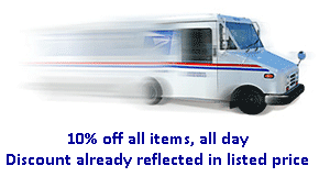 10% off all items, all day no matter your spend