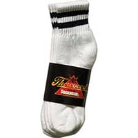 White Thorogood CoolMax Ankle - M