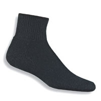 Pro Feet Postal Approved Black Ankle Socks - Small (PX45FANK)