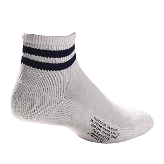 Pro Feet Postal Approved White Ankle Socks - Small (PX40FANK)