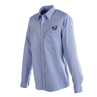 Postal Uniform Shirt Mens Long Sleeve for Letter Carriers and Motor Vehicle Service Operators (PX121)