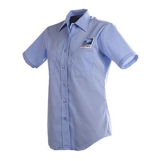 Postal Uniform Shirt Womens Short Sleeve for Letter Carriers and Motor Vehicle Service Operators (PX406)